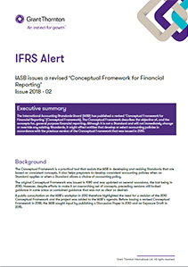 Iasb Issues A Revised Conceptual Framework For Financial Reporting Grant Thornton